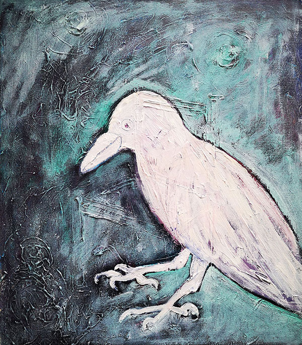 Crow painting